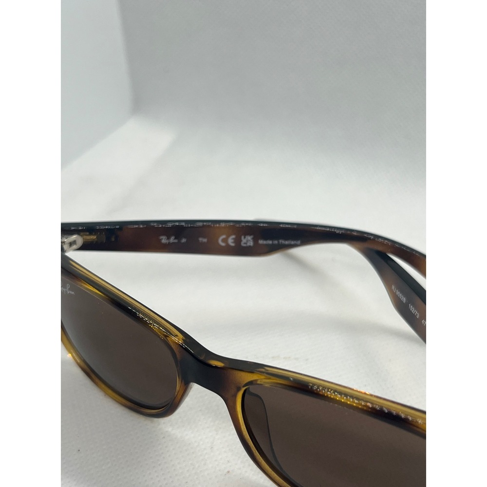 Ray Ban RJ9052S Sunglasses Tortoise Shell Brown Lens - Picture 4 of 5
